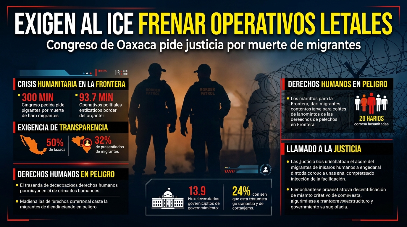 Congreso de Oaxaca contra el ICE