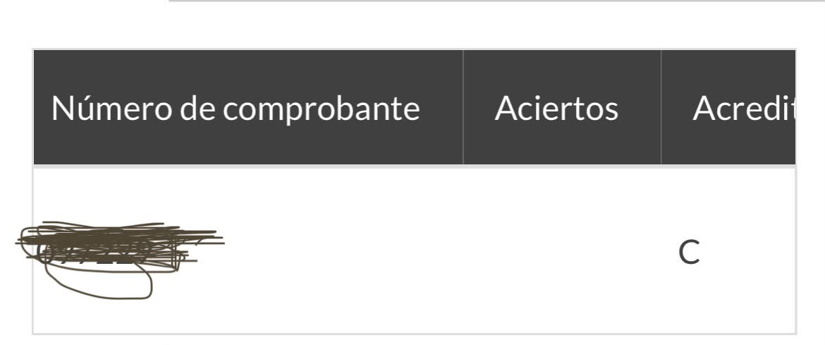 Captura de pantalla de la plataforma de la UNAM mostrando estatus Cancelado