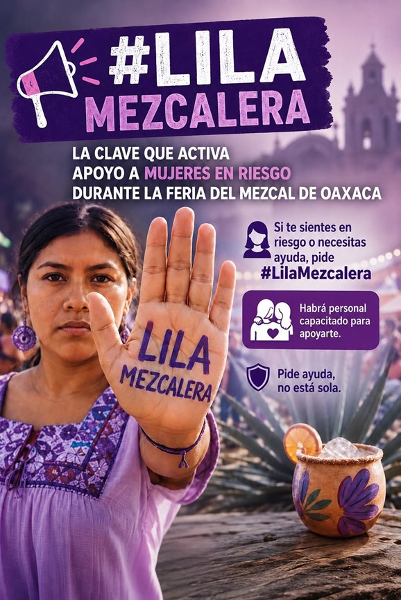 Activan clave "Lila Mezcalera" por violencia de género; Oaxaca suma 30 asesinatos de mujeres en 2026