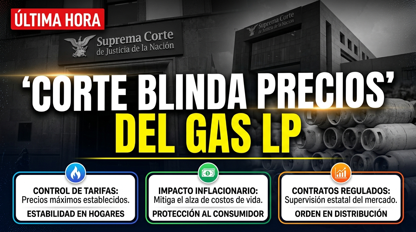 Corte blinda precios máximos del Gas LP ante el embate de distribuidoras privadas