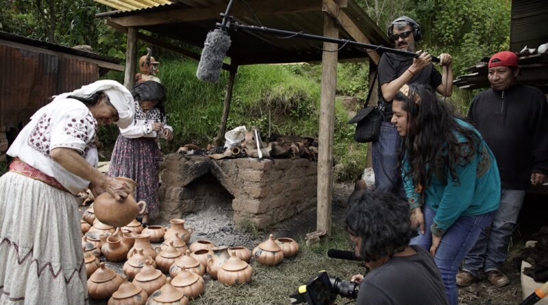 Grabación del documental Mujer de Barro