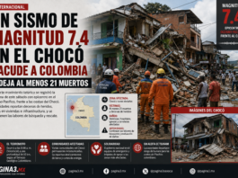 Un sismo de magnitud 7.4 en el Chocó sacude a Colombia y deja al menos 21 muertos
