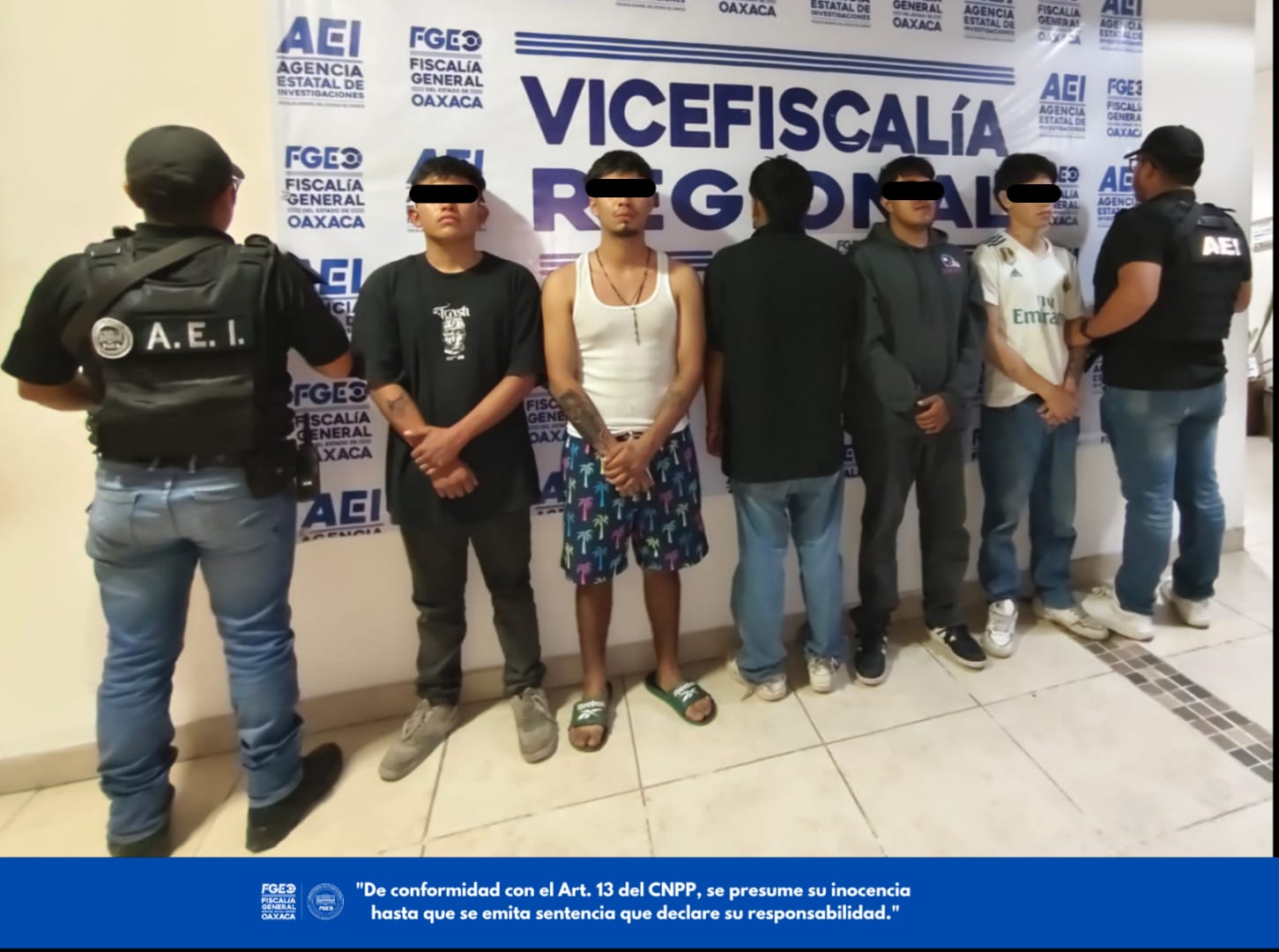 En operativo inmediato, FGEO libera a víctima de secuestro y capturan a cinco personas en Santa Lucía del Camino