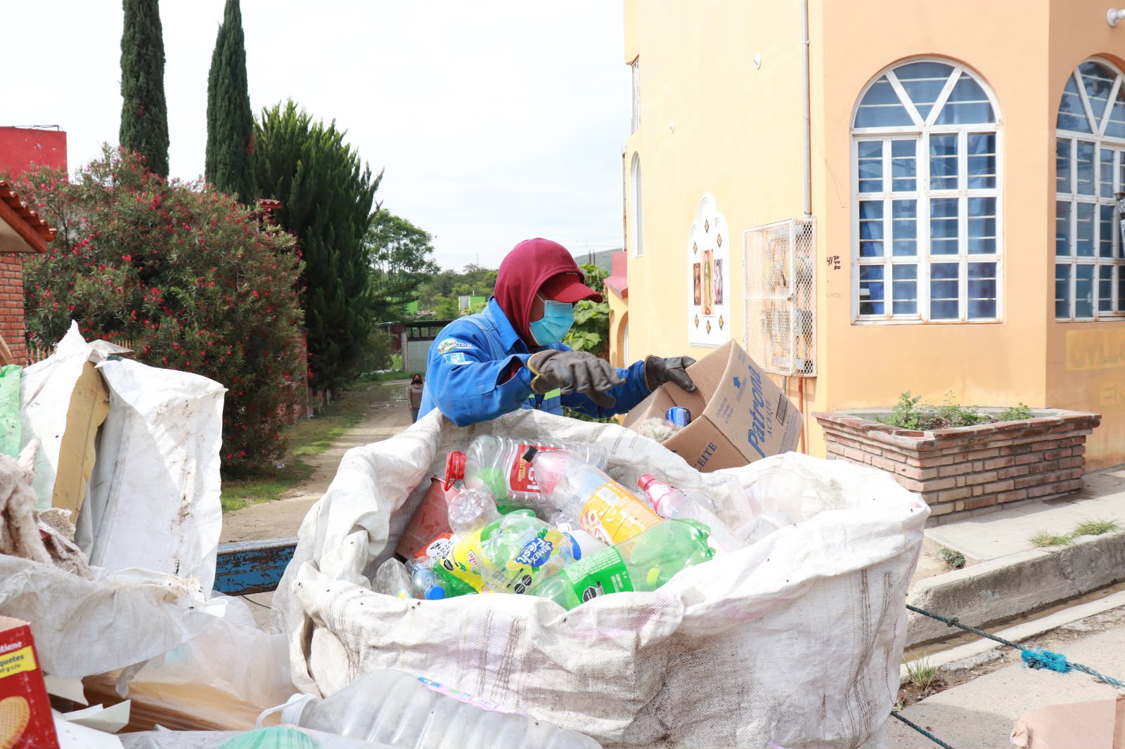 Labor de separación y recolección de reciclables en Oaxaca