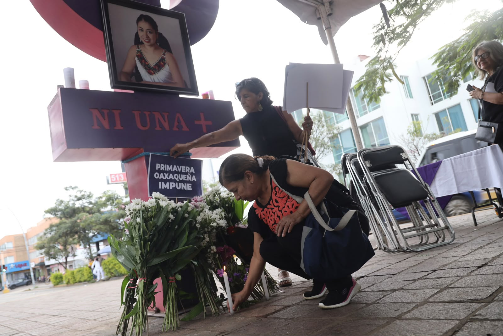 Memorial en recuerdo de Sandra Domínguez, a dos años de su desaparición